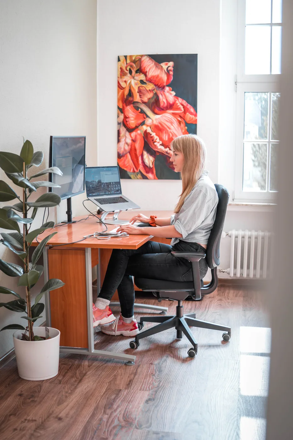 Inhalte für Social Media entstehen im Büro von sorum